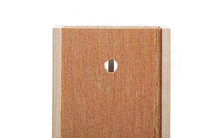 MIYA ［高さ33cm］国産ひのき 御札立て 1体用 壁掛け 自立 木製 神棚 お守り 宮型 省スペース ミニ神棚