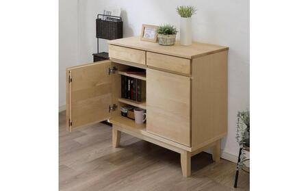 大川家具 幅80cm サイドボード 無垢材 -lahm-ラーム