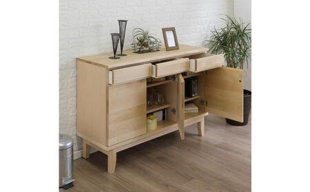 大川家具 幅120cm サイドボード 無垢材 -lahm-ラーム