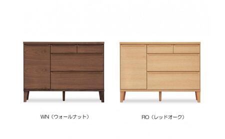 大川家具 幅120cm サイドボード レッドオーク -leo-レオ