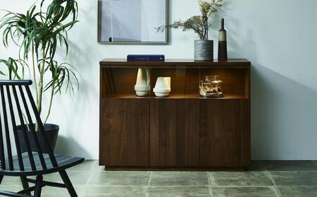 無垢リビング家具NEWイソラ(サイドボード・リビングボード)120cm【2色】