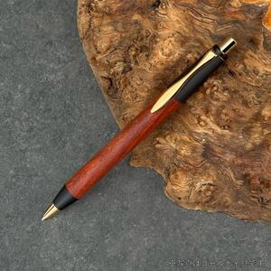 紅紫檀・アフリカンパドゥク     / 2つの内部機構を持つ新感覚の木軸ペン / SINPEN【MP&BP】ゴールド金具 / MUKU屋