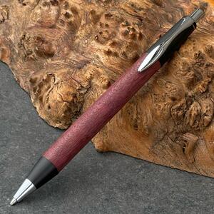 パープルハート/ 2つの内部機構を持つ新感覚の木軸ペン / SINPEN【MP&BP】ゴールド金具 / MUKU屋