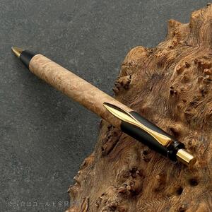 楓瘤・メープルバール   / 2つの内部機構を持つ新感覚の木軸ペン / SINPEN【MP&BP】ゴールド金具 / MUKU屋