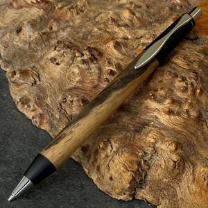 黒柿 / 2つの内部機構を持つ新感覚の木軸ペン / SINPEN【MP&BP】 ゴールド金具/ MUKU屋