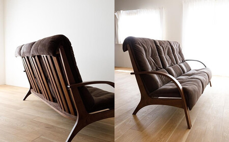 【開梱設置】MARUSHO TENERO 3人掛けソファー