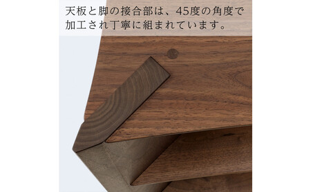 【開梱設置】MARUSHO bow ローシェルフ 幅70cm オーディオラック レコード 収納棚 オープンラック パーティション 飾り棚 丸庄 大川家具 日本製 木製家具 ウッド ウォールナット 完成品 デザイナーズ おしゃれ