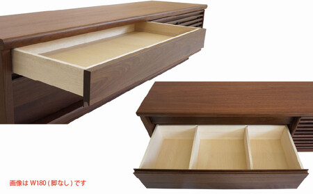 無垢リビング家具ソリド(ローボード テレビ台・TVボード)90cm(円錐木製脚)【6色】