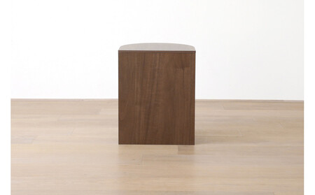 【開梱設置】高野木工 リブシリーズ H50サイドテーブル ウォルナット【10年保証】