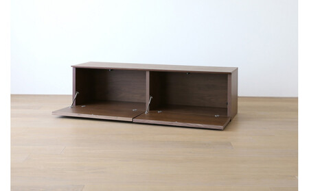 【開梱設置】高野木工 リブシリーズ 150ローボード ウォルナット【10年保証】