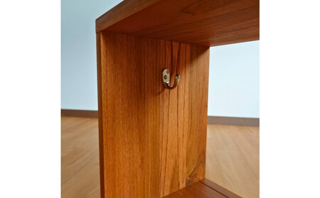 【チーク】大川家具 無垢材 サイドテーブル  -zephyr-ゼファー