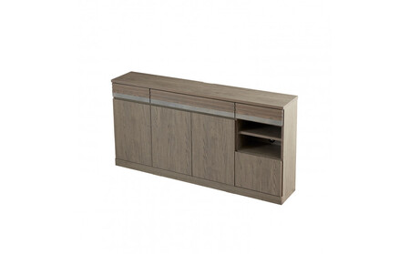 サイドボード 160cm シーン オークグレー 【モーブル/大川家具】