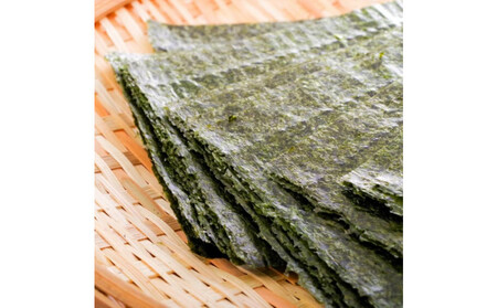 【定期便全3回】極厚(厚みと重さ1.5倍) 新海苔 焼海苔5袋セット 全形5枚×10袋 福岡有明のり