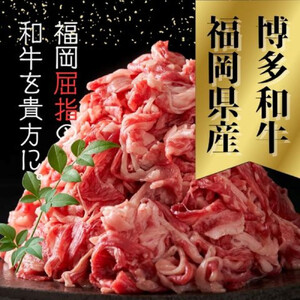 【訳あり】【A4〜A5ランク】博多和牛 切り落とし 250g
