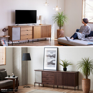 AGUERO アゲロ 160cm サイドボード <オークホワイト> 【モーブル】【大川家具】