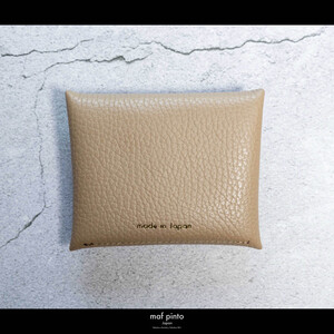 maf pinto (マフ ピント) ミニ財布 コンパクト ウォレット 小型 小銭入れ カードケース レザー 本革 60カプチーノ