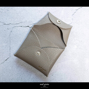 maf pinto (マフ ピント) ミニ財布 コンパクト ウォレット 小型 小銭入れ カードケース レザー 本革 59トープ
