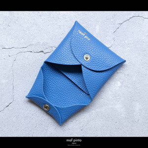 maf pinto (マフ ピント) ミニ財布 コンパクト ウォレット 小型 小銭入れ カードケース レザー 本革 57フレッシュブルー
