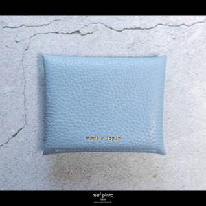 maf pinto (マフ ピント) ミニ財布 コンパクト ウォレット 小型 小銭入れ カードケース レザー 本革 53ライトブルー