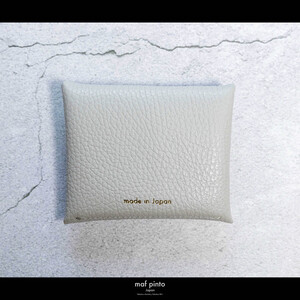 maf pinto (マフ ピント) ミニ財布 コンパクト ウォレット 小型 小銭入れ カードケース レザー 本革 51ライトグレー
