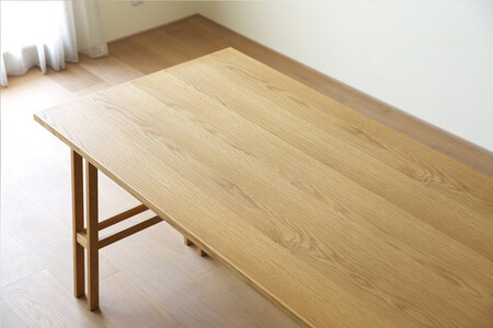 【開梱設置】高野木工 プレーンデスク SET1 オーク(W90×D55cm)【10年保証】