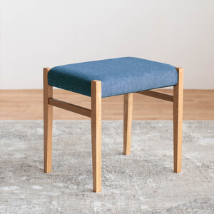 STジャンブル01 スツール オーク アネルカライトブルー 1脚 単品 チェア 椅子
