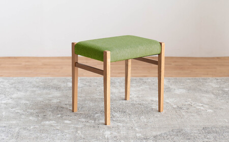 STジャンブル01 スツール オーク アネルカグリーン 1脚 単品 チェア 椅子