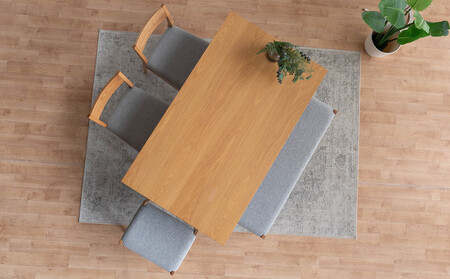 DT02 DC01 BC01 ST01 5点 ダイニングセット オーク アネルカグレー テーブル 椅子 ベンチ スツール