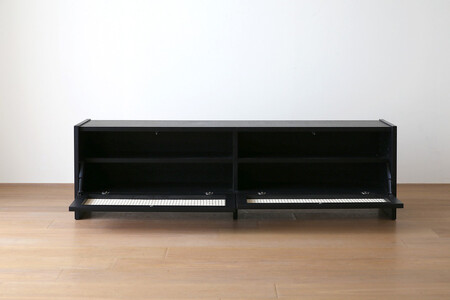 【開梱設置】高野木工 ブレス 150ローボード ブラック【10年保証】