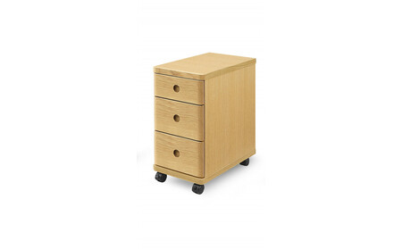 パシオ サイドテーブル 3段引出し NA