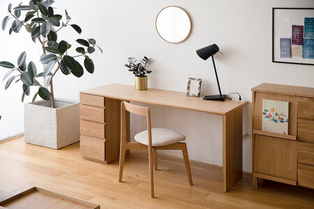 【開梱設置】高野木工 アスター ASTER 120天板 + サイドパネル(右・左) + 30チェスト ※チェア別売 オーク【10年保証】