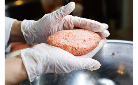 焼き師ママが焼いた九州ハンバーグ ・ジャポネソース付き (4個入り)