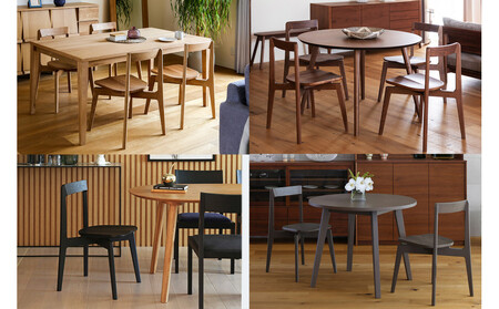 【開梱設置】高野木工 RIALTO CHAIR リアルト チェア オーク(黒塗装) 板座 【10年保証】