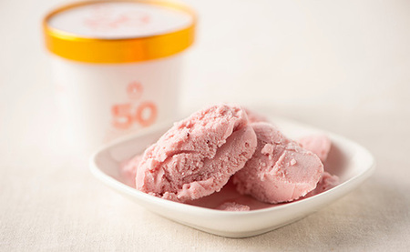 武下さんちのあまおう50%ミルクジェラート6カップギフト 濃厚なのに後味さっぱり! ご家族3、4名様向け