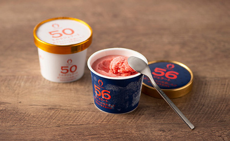 武下さんちのあまおうジェラート 56%と50% 2色 6カップギフト 濃厚なのに後味さっぱり! ご家族3、4名様向け