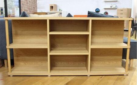 プラエ 180ソファバックシェルフ(ナチュラル)