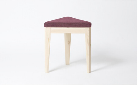 ソデント　スタッキングチェア　カフェ　チェア（紫）