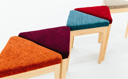 ソデント　スタッキングチェア　カフェ　チェア（青）