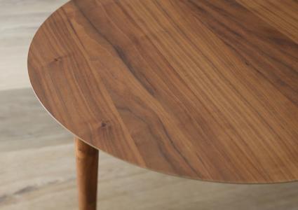 【開梱設置】高野木工 バルーンリビングテーブル 69-2枚 ウォールナット【10年保証】