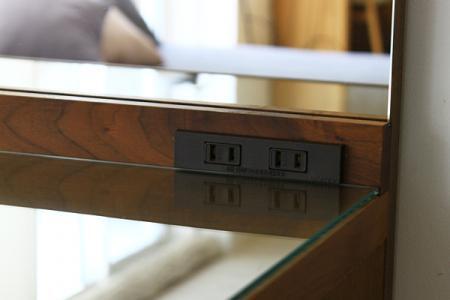 【開梱設置】高野木工 レッチェ80ドレッサー(椅子付き)ウォルナット【10年保証】