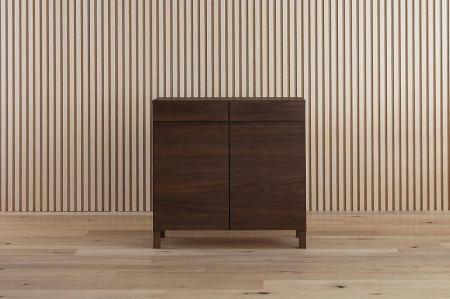 【開梱設置】高野木工 LECCE レッチェ 90キャビネット ウォルナット 【10年保証】