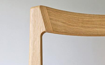 【開梱設置】高野木工 リアルト チェア ホワイトオーク 生地：CHART6 グレー【10年保証】