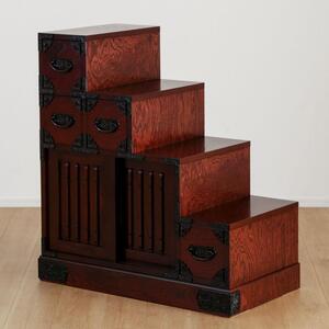 民芸調 階段箪笥 左下がり アンティーク 民芸調 階段箪笥 左下がりを激安で販売する京都の村田家具