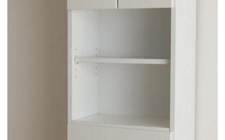 【洗面所などの限られた空間に便利】 ランドリー収納　レノア(50cm幅） ホワイト