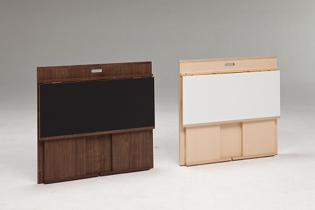 折り畳みデスク　パタン　ブラウン色