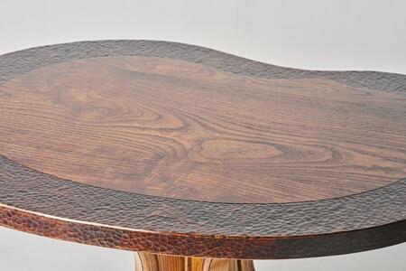 漆塗り触れ合い豆型テーブル(小)