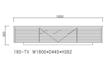 ENN 180 テレビボード WN