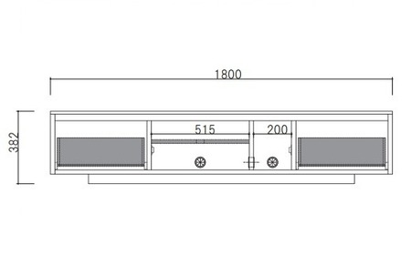 ENN 180 テレビボード WN