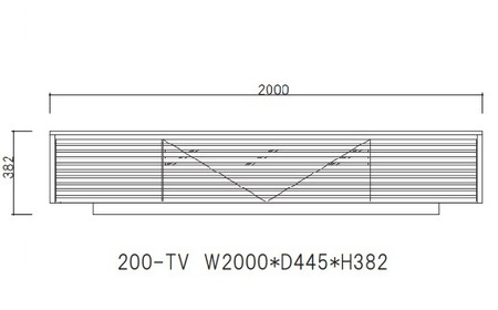 ENN 200 テレビボード WO