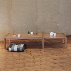 センターテーブル　スクロール120-bc　ブラックチェリー　WAプラス　大川市